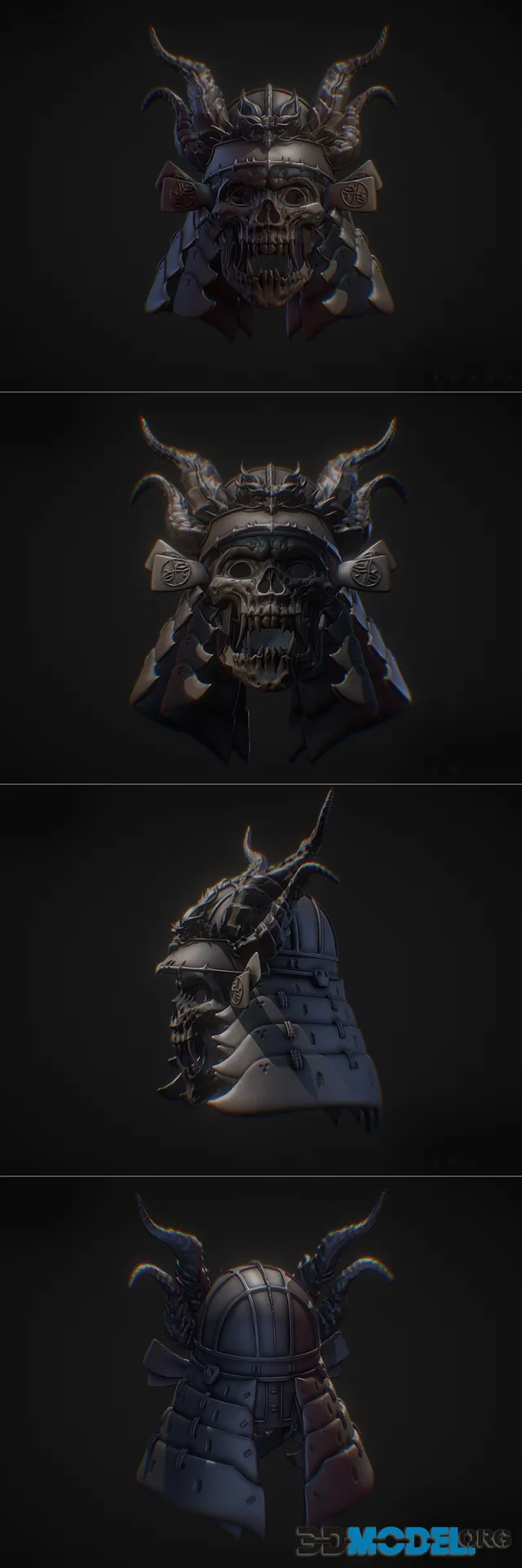 Demonic Samurai Helmet – Printable