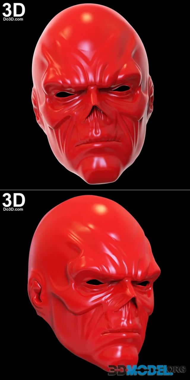 Red Skull Mask - Helmet – Printable