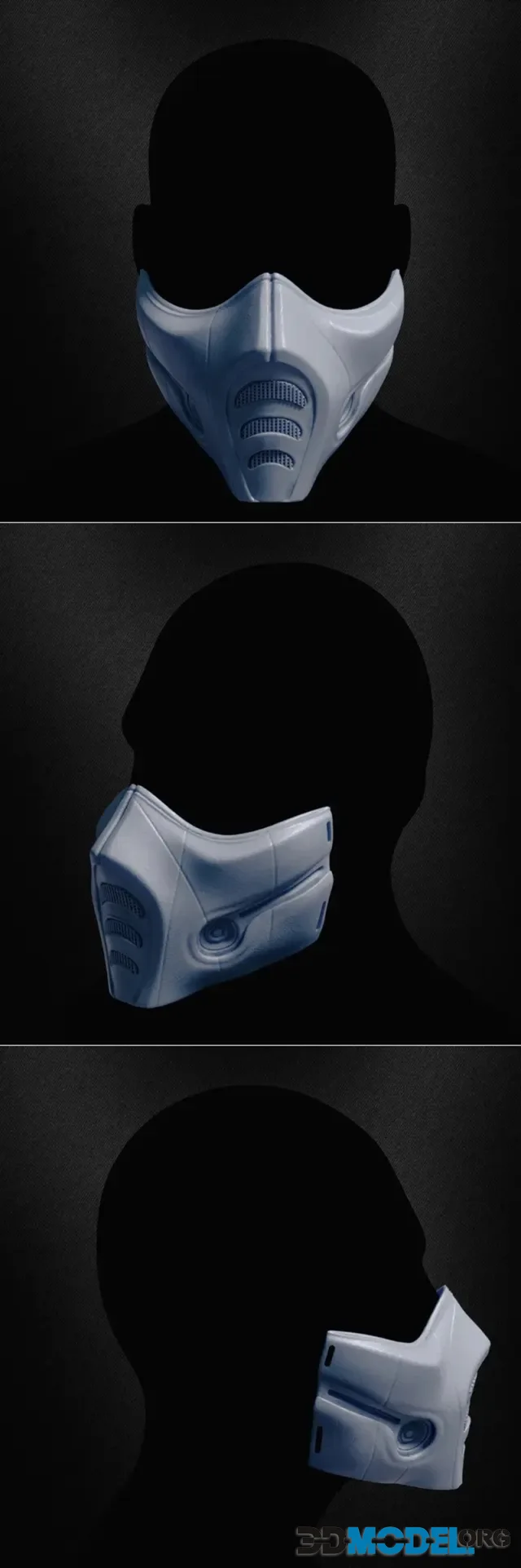 Sub-Zero Mask – Mortal Kombat Cosplay – Printable
