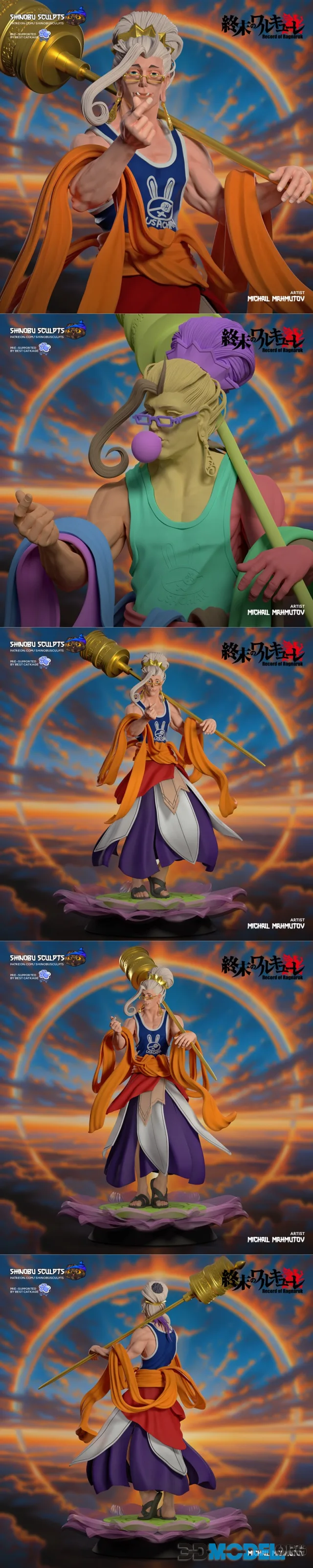 Shinobu Sculpts - Buddha Shumatsu no Valkyrie – Printable