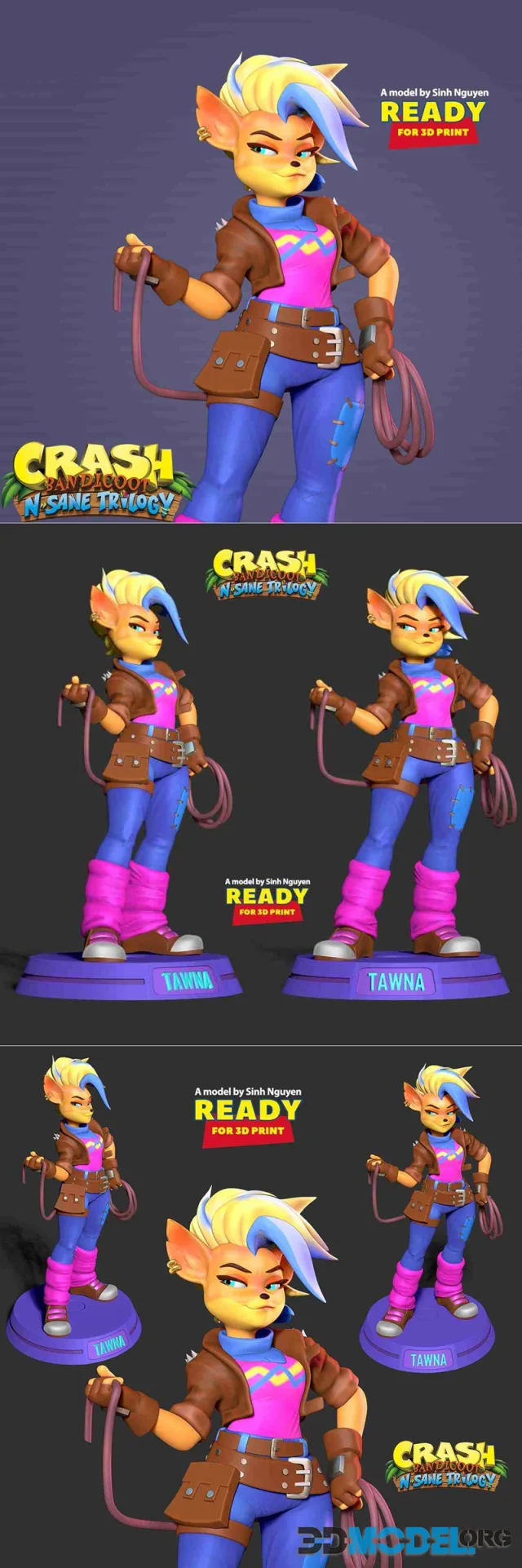 Tawna Crash Bandicoot Fanart – Printable