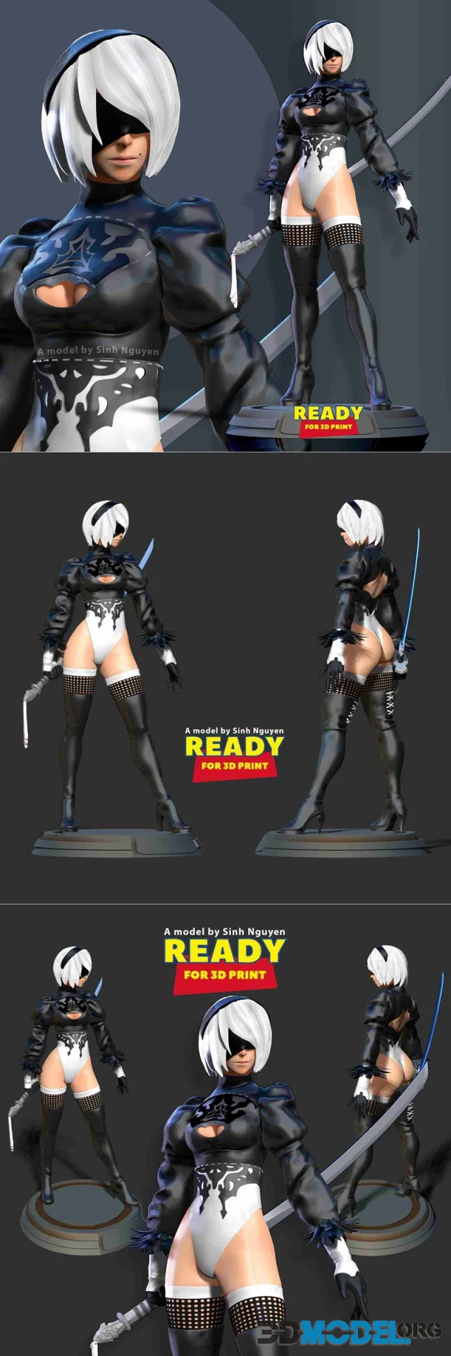 2B Nier Automata New Version – Printable