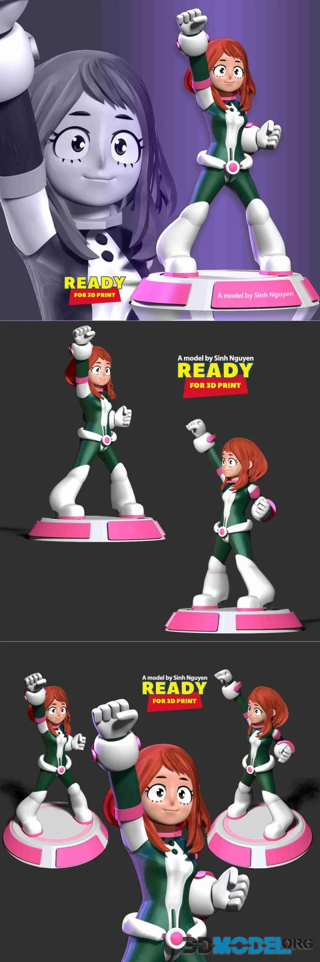 Ochaco Uraraka Fanart – Printable