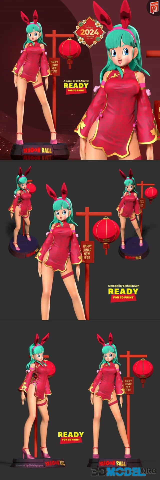 Bulma Lunar New Year – Printable
