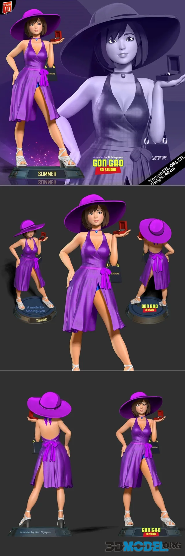 The Girl Shopping – Printable
