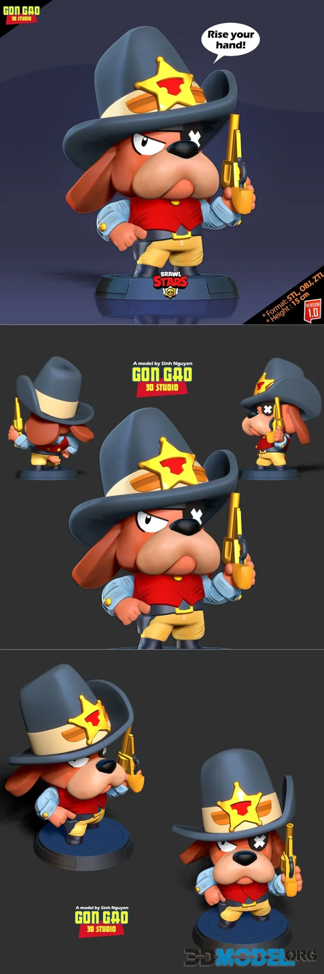 Marshal Ruffs Brawl Stars – Printable