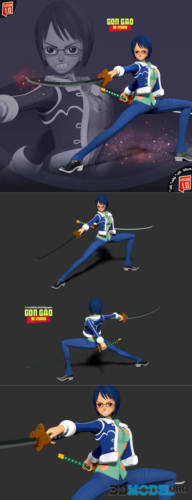 Captain Tashigi One Piece Fanart – Printable