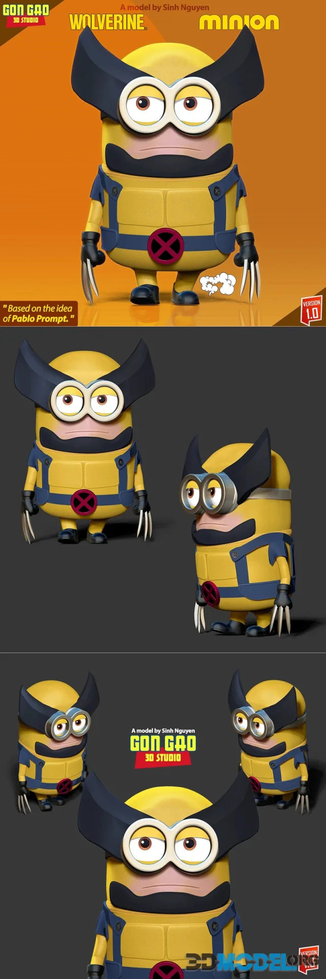 Wolverine Minion – Printable
