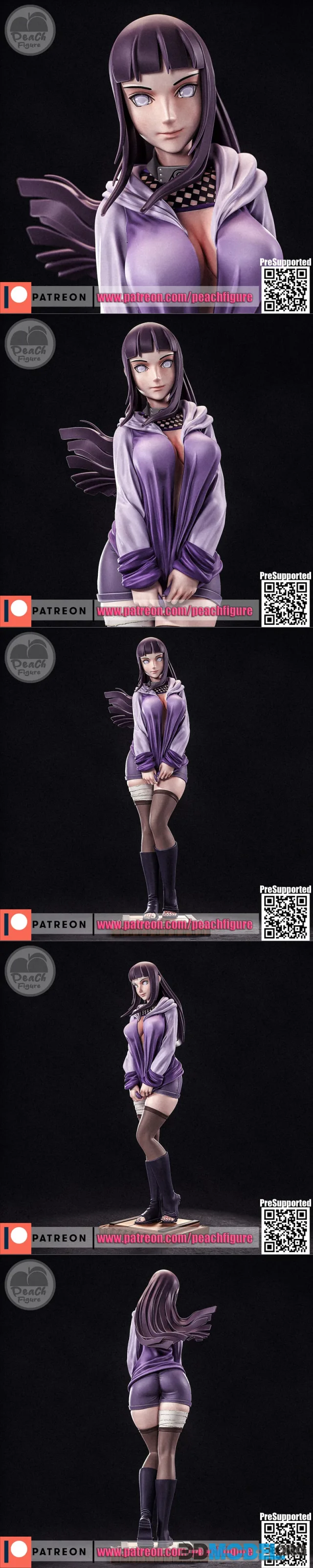 Peach Figure - Hinata Hyuga – Printable