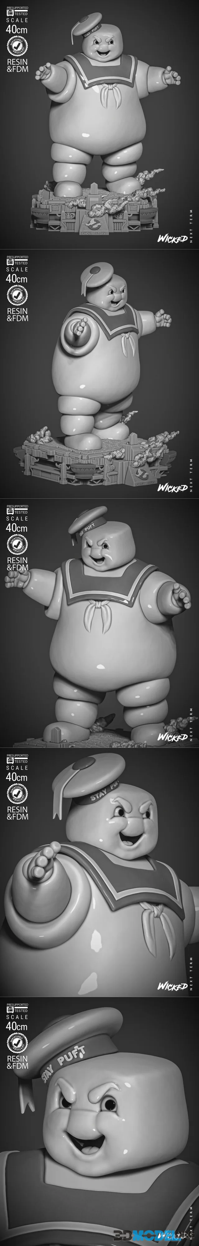 WICKED - Mr Stay Puft Sculpture – Printable