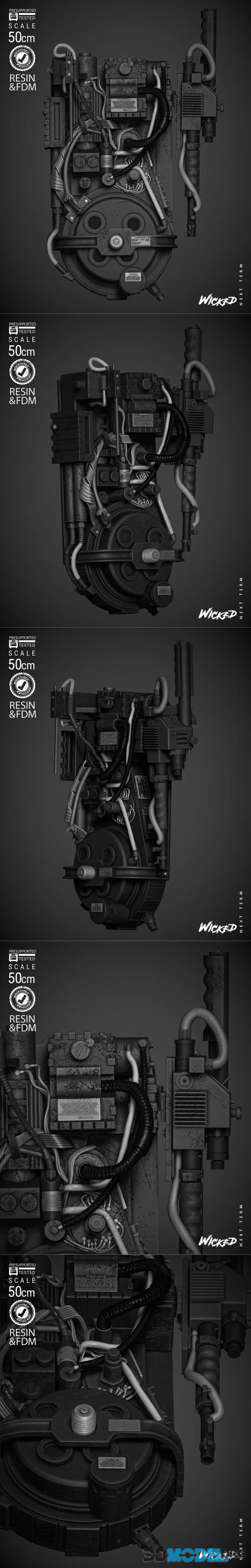 WICKED - Proton Pack – Printable