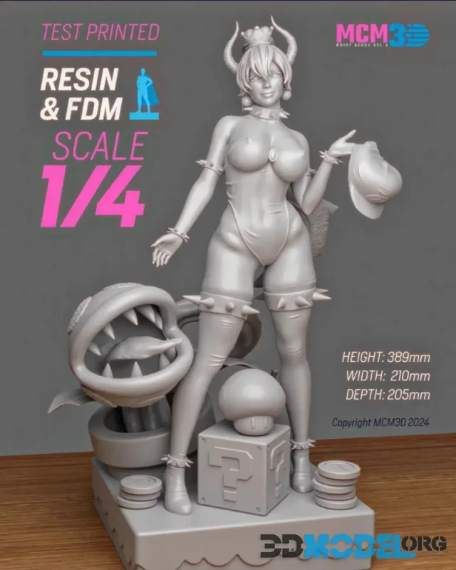 Bowsette – Printable
