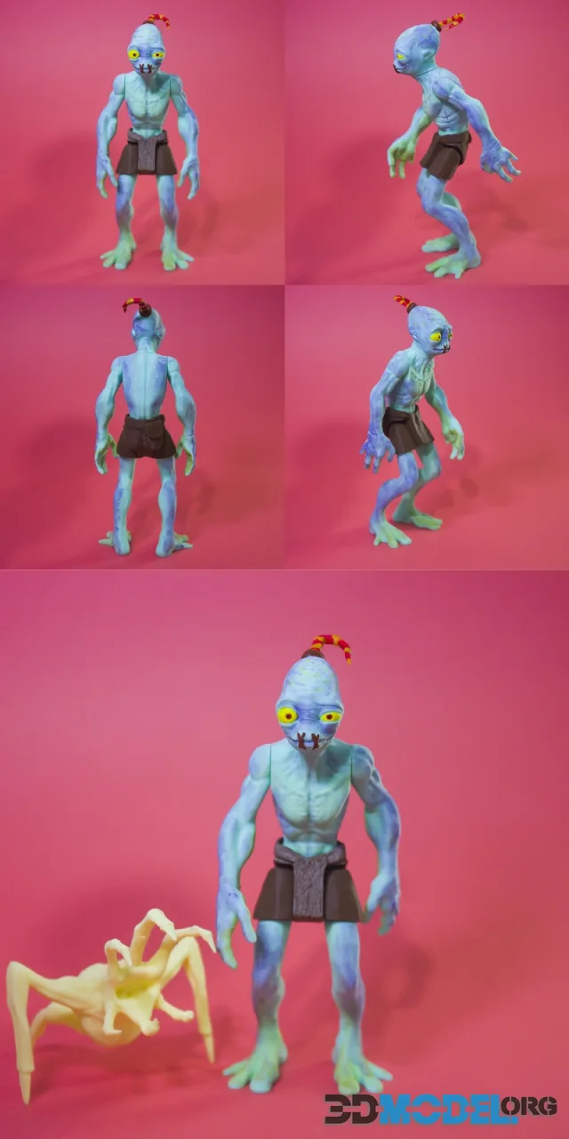 laCalavera - Oddworld - Abe - Assembly – Printable