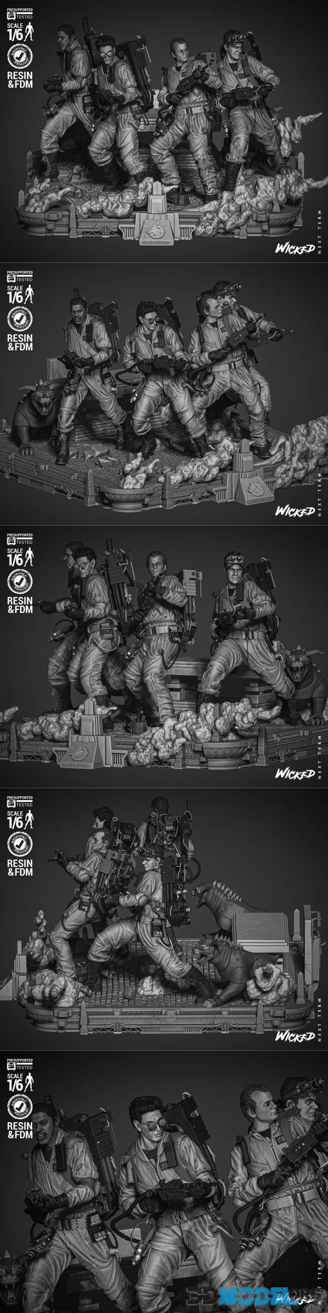 WICKED - Ghostbuster Diorama – Printable