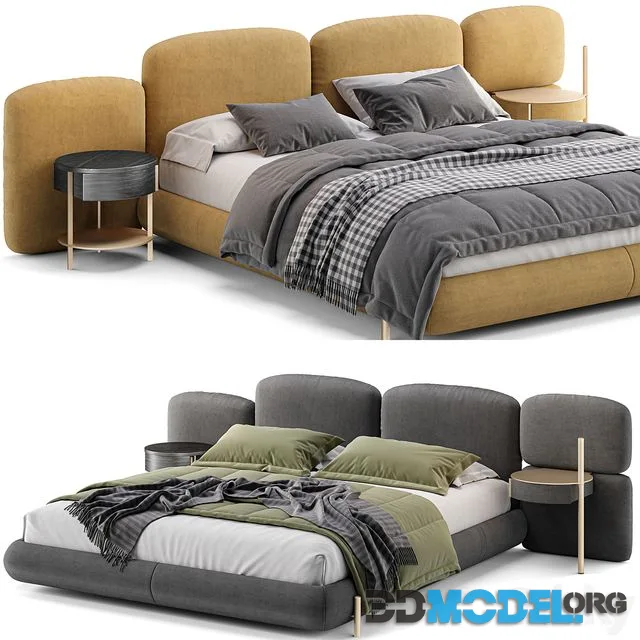 Baxter Stone Bed (2 color)