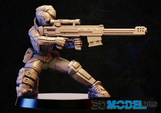 Cyberpunk sniper