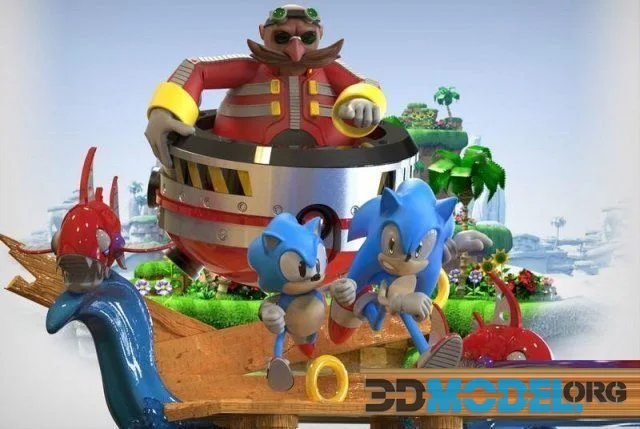 Diorama Sonic