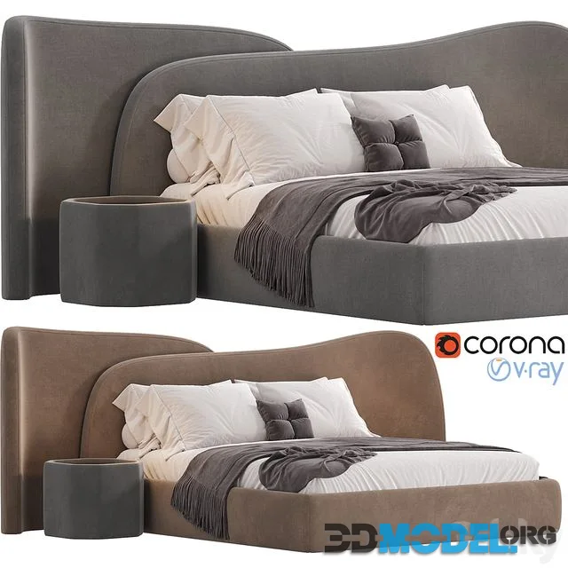 Gaspra Modern bed (color)