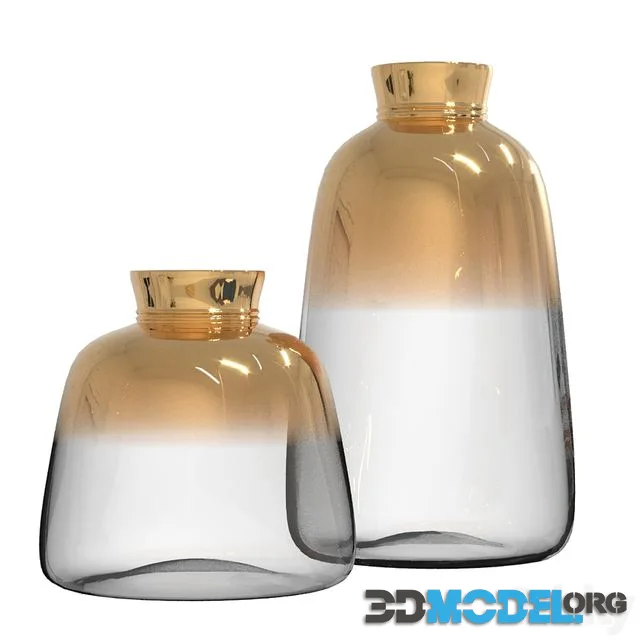 Golden vases gradient