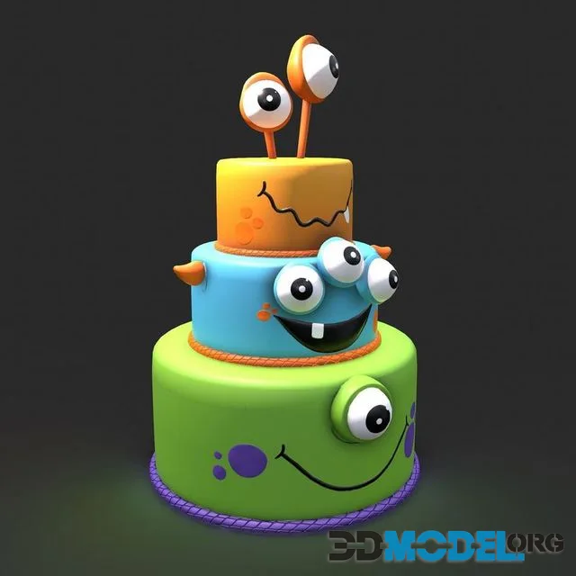 Halloween Monster Cake (PBR)