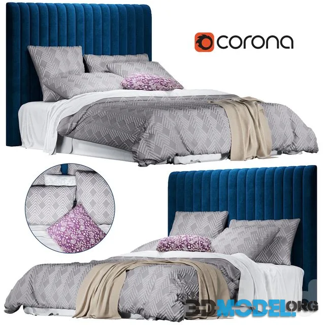 Home Republic Soho Quilted Ash Quilt Cover