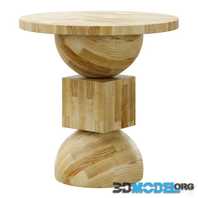 Jordan Natural Oak End table by Crate & barrel