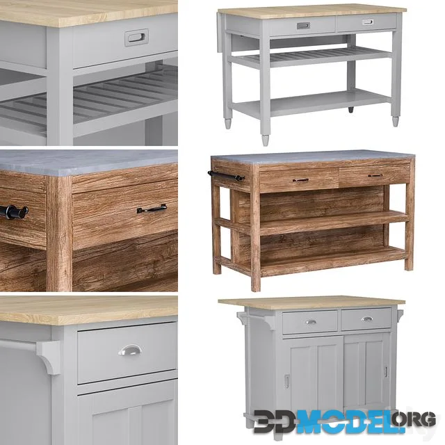 Kitchen Islands Set 2