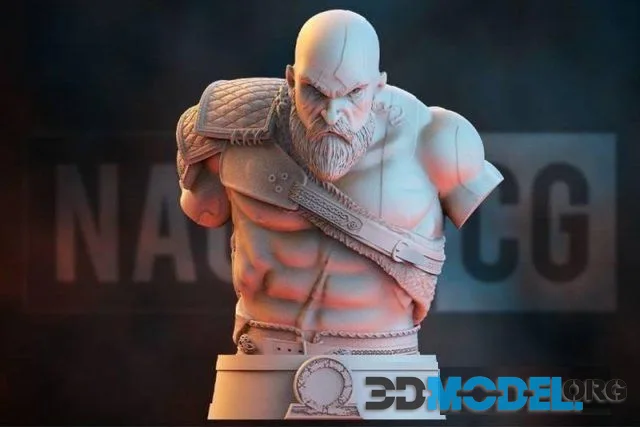 Kratos – God of War Bust – Fan Art