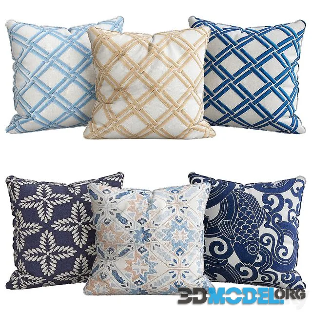 Pillows for sofa 6 pieces No. 84