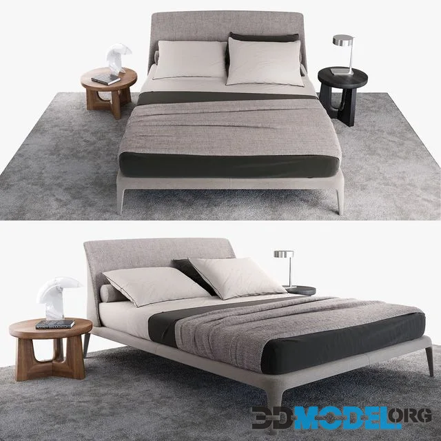 Poliform Kelly Imbottito bed