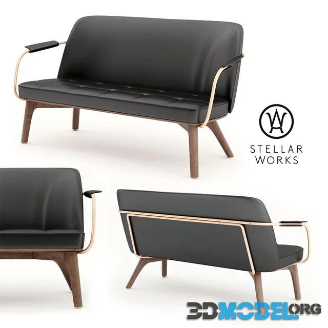 Stellarworks – Utility Lounge Chair Two Seater