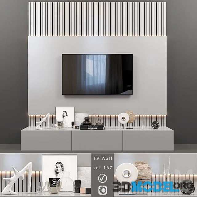 TV Wall set 167