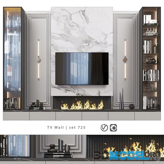 TV Wall set 725