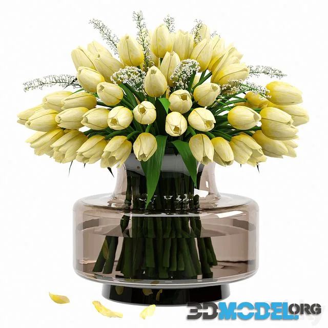 Vase with tulips