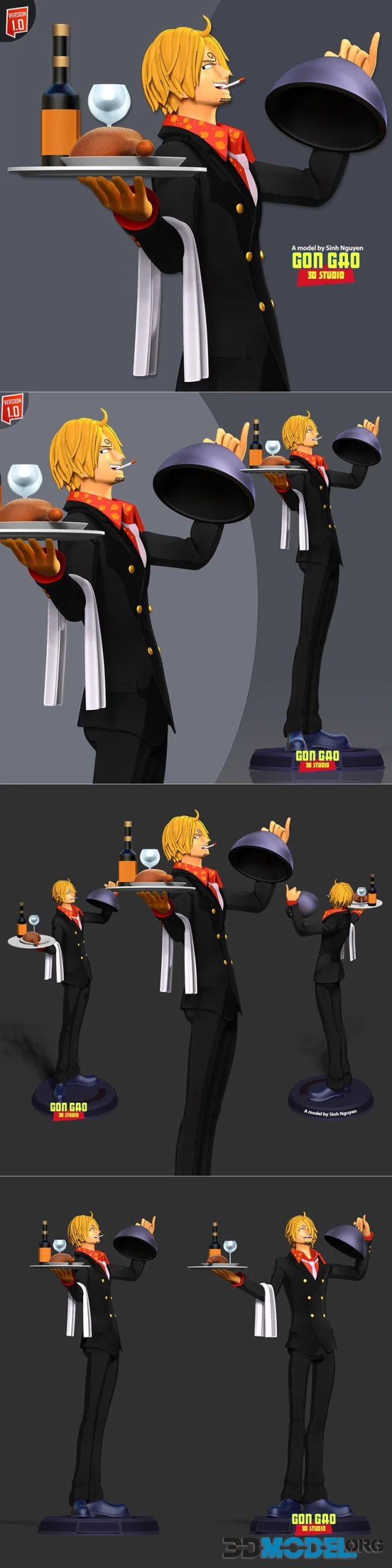 Sanji One Piece Fanart – Printable