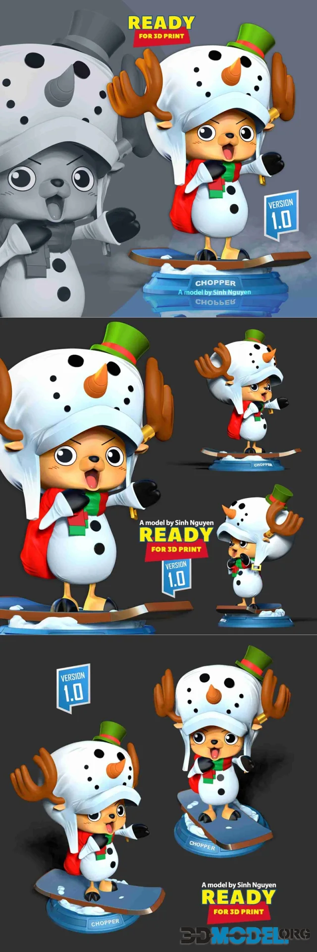 Snowman Chopper – Printable