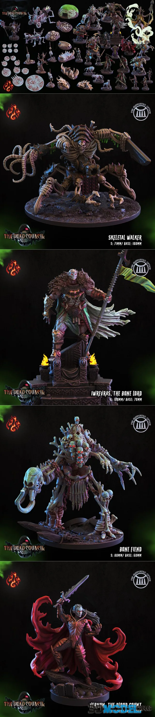 Crippled God Foundry - The Dead Council – Printable