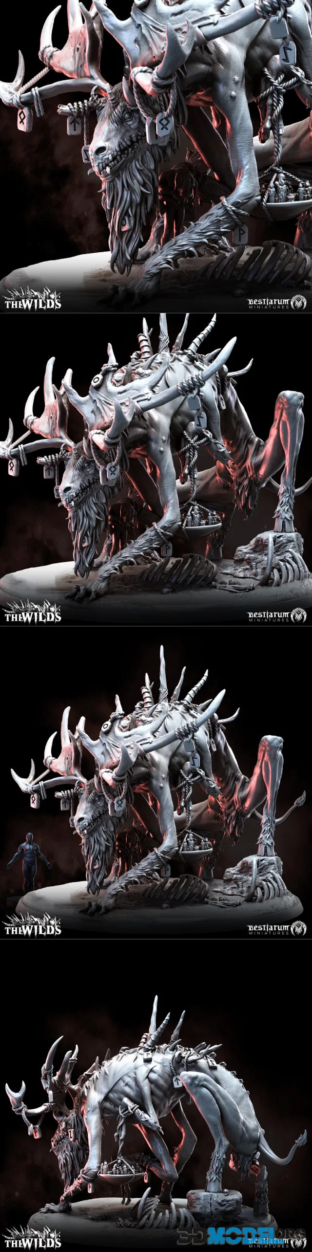 Bestiarum Miniatures - Nightmare Beast – Printable