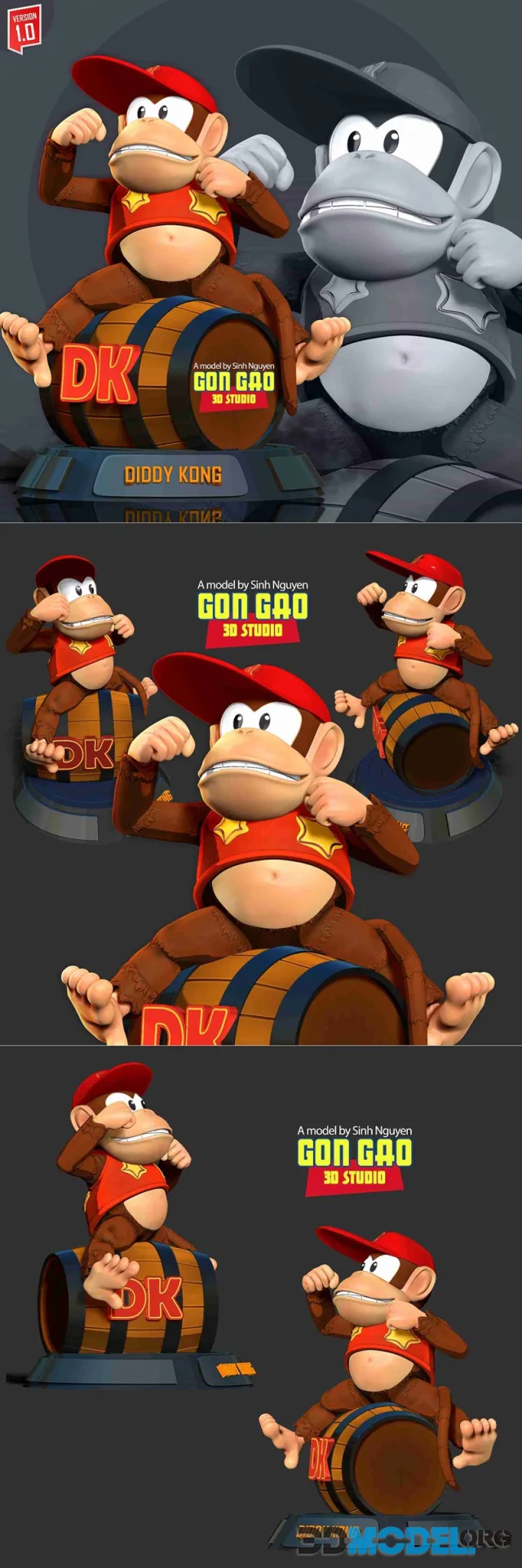 Diddy Kong – Printable