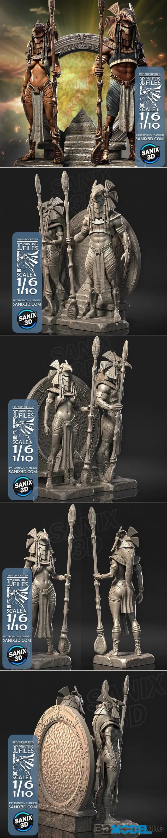 Sanix - Stargate - Horus Goards – Printable