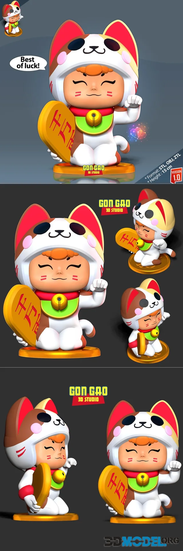 Lucky Cat Neko Bea – Printable