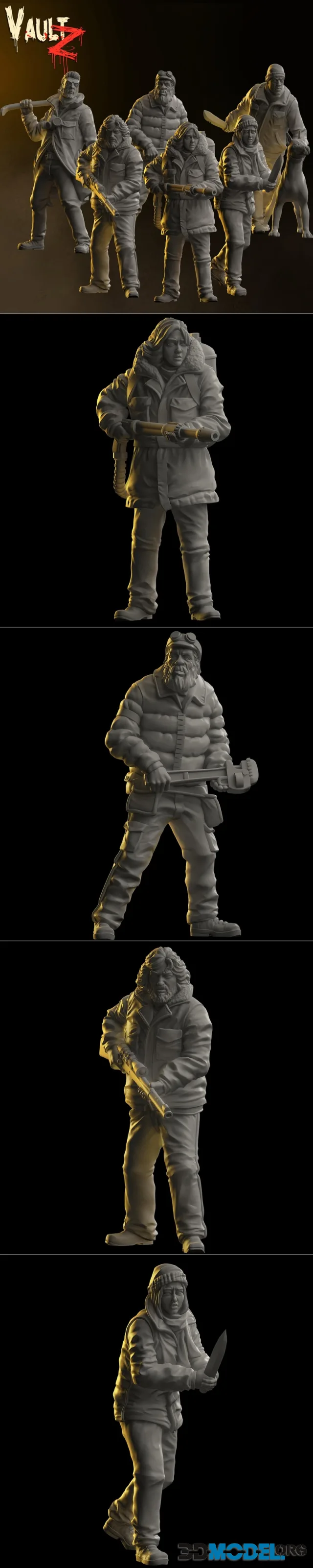 Arctic Outpost Survivors Set – Printable