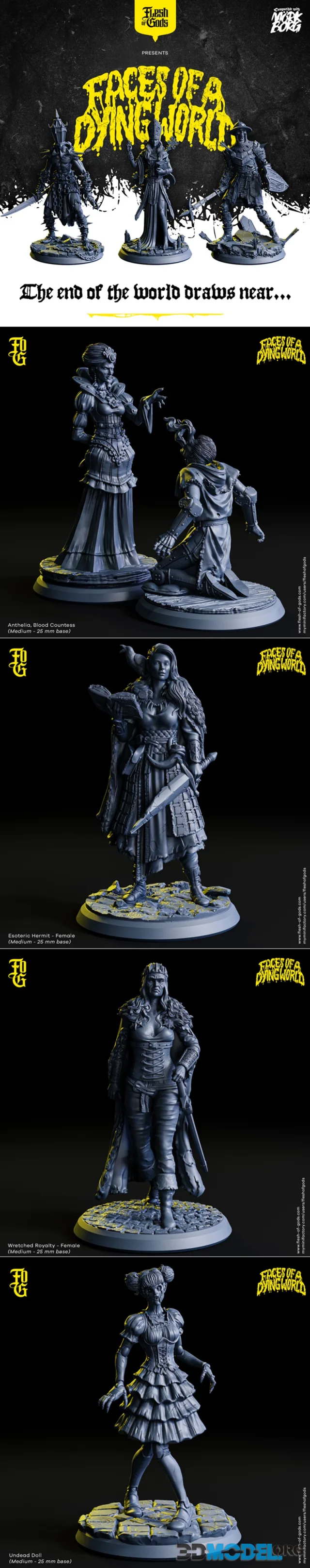 Faces of a Dying World – Printable