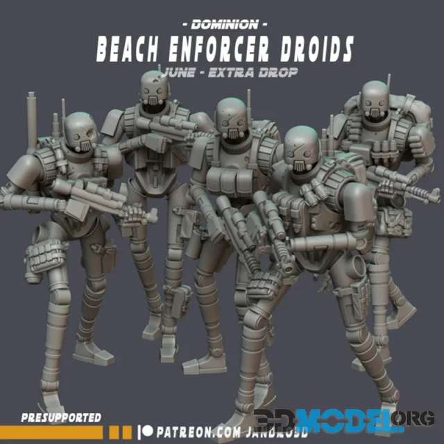 Dominion Beach Enforcer Droids – Printable