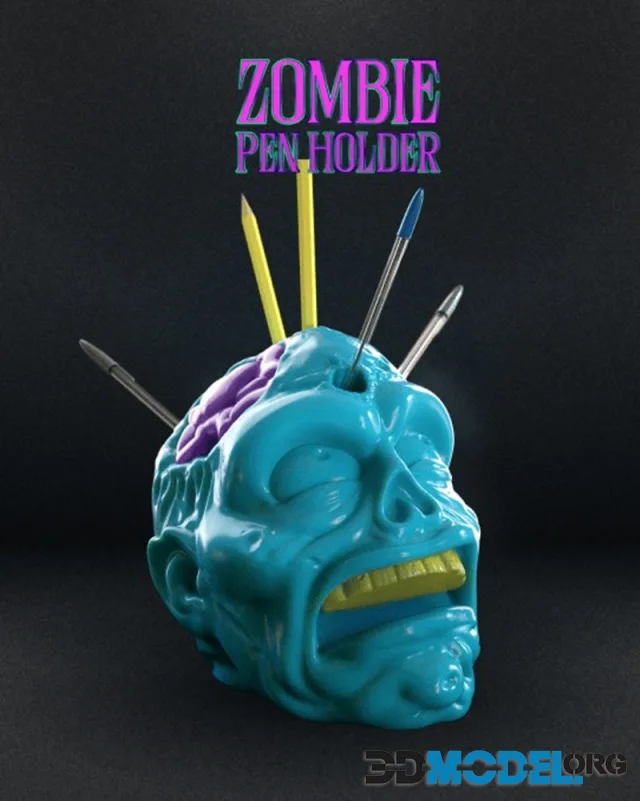 Zombie Pen Holder – Printable