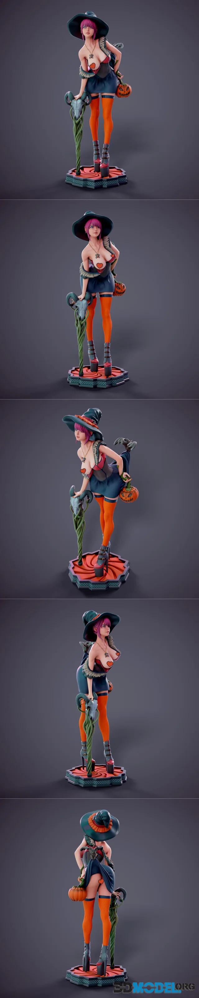 Chagarin - Halloween witch A – Printable