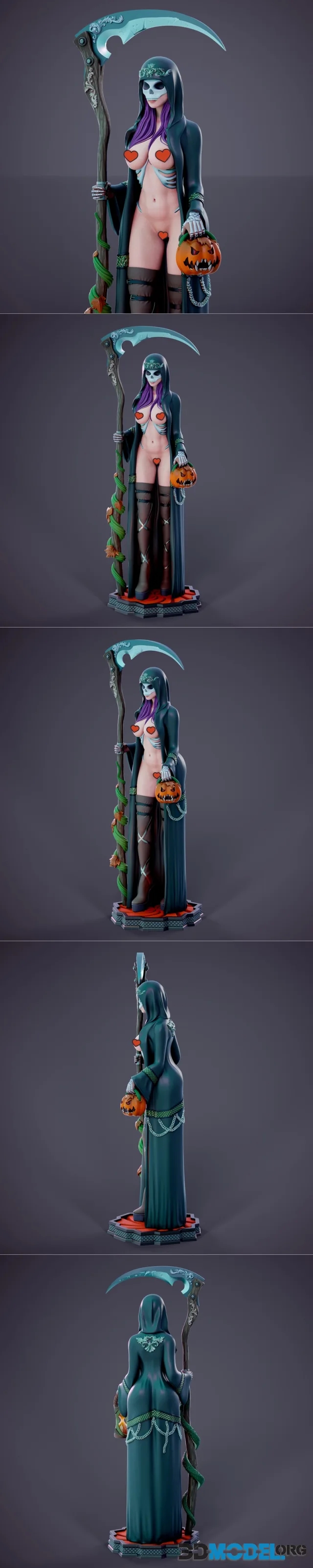 Chagarin - Halloween reaper - B – Printable