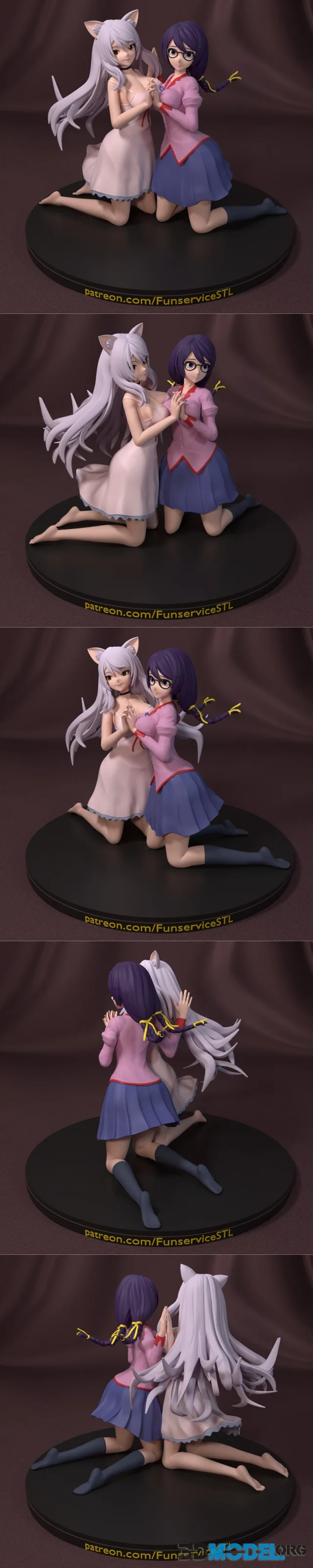Tsubasa Hanekawa from Monogatari anime – Printable
