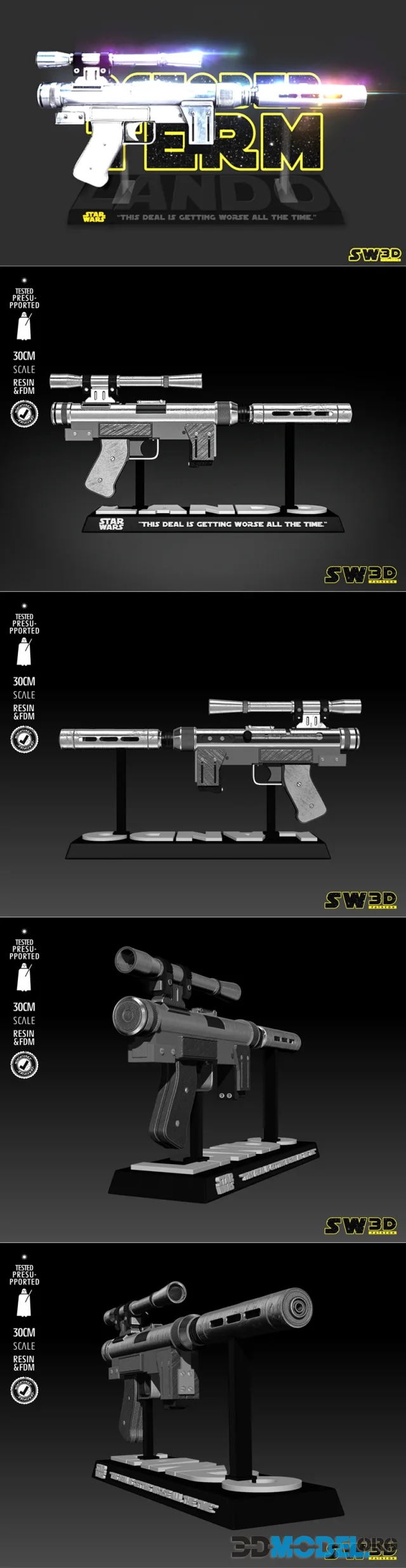 SW3D - SE - 14r Lando Blaster – Printable
