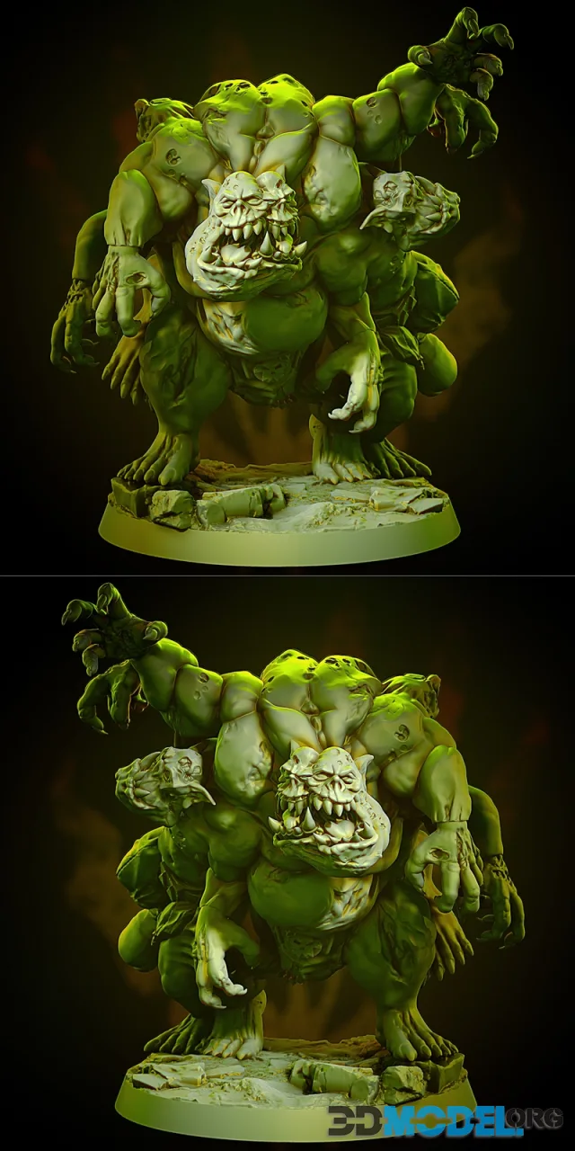 MrModulork - Rat King Orc Zombie – Printable
